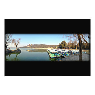 Summer Palace Boats Foto Afdruk