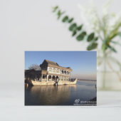 Summer Palace Marble Boat Briefkaart (Staand voorkant)