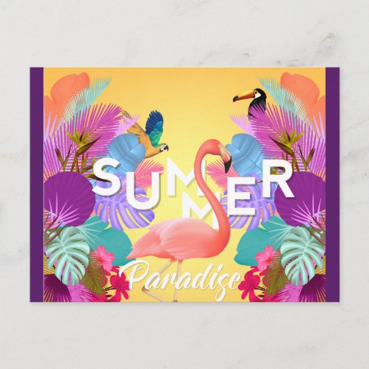 Summer Paradise Briefkaart (Voorkant)