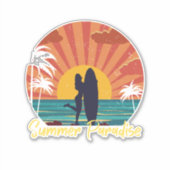 Summer Paradise Sticker (Voorkant)