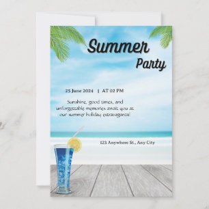 Summer Party Beach Kaart