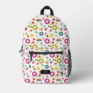 Summer Party Beach Pool Fun Pattern Bedrukte Rugzak