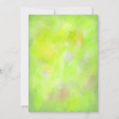 Summer Party - Floral Invitation Kaart (Achterkant)