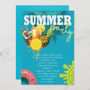 Summer Party Fun Kaart