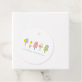 Summer Pastel Ice Cream - persoonlijk Bedankjes Labels (In situ)