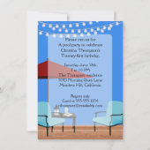 Summer Patio Party Kaart (Achterkant)