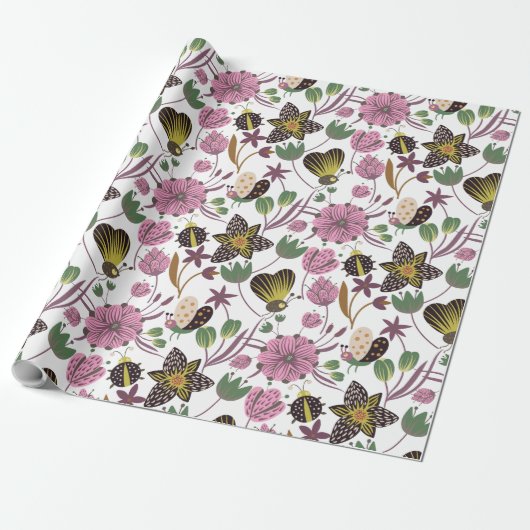 Summer Pattern Cadeaupapier (Uitgerold)