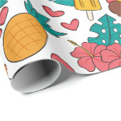 Summer Pattern Cadeaupapier (Rol Hoek)