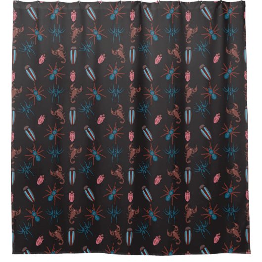 Summer Pattern Douchegordijn (Voorkant)