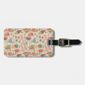 Summer Pattern met Ice Cream Bagagelabel (Voorkant horizontaal)
