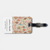 Summer Pattern met Ice Cream Bagagelabel (Achterkant horizontaal)