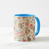 Summer Pattern met Ice Cream Mok (Voorkant rechts)