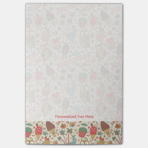 Summer Pattern met Ice Cream Post-it® Notes