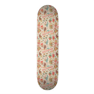 Summer Pattern met Ice Cream Skateboard