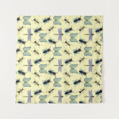 Summer Pattern Wandkleed (Voorkant (horizontaal))