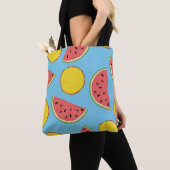Summer pattern with pineapple and watermelonart, b draagtas (Dichtbij)