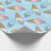Summer Pattern Wrapping Paper Cadeaupapier (Hoek)