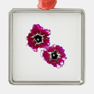 Summer Petunias Metalen Ornament