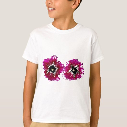 Summer Petunias T-shirt (Voorkant)