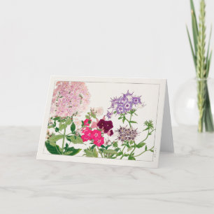 Summer phlox van Tanigami Konan Kaart
