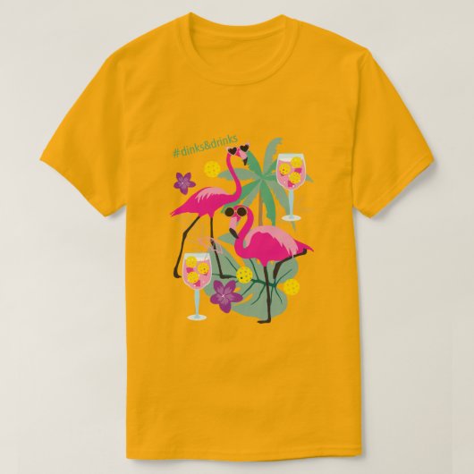 Summer Pickleball 🤩 Fête tropicale T-Shirt (Design devant)