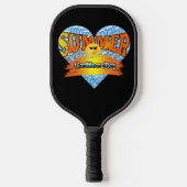 Summer Pickleball Fun Pickleball Paddle (Voorkant)