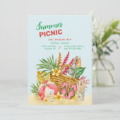 Summer Picnic Kaart (Staand voorkant)