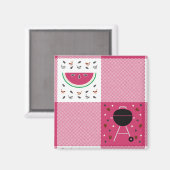 Summer Picnic Magnet Magneet (Voorkant / Achterkant)
