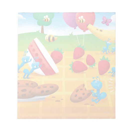 Summer Picnic Notitieblok (Voorkant)