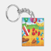 Summer Picnic Sleutelhanger (Voorkant Links)