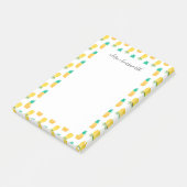 Summer Pineapple Personalized Post-it® Notes (Schuin)