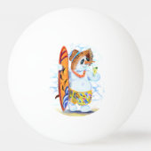 Summer Ping Pong Ball Snowman Surfer (Voorkant)