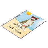 Summer Pit Bull Terrier Notitieboek (Linkerzijde)