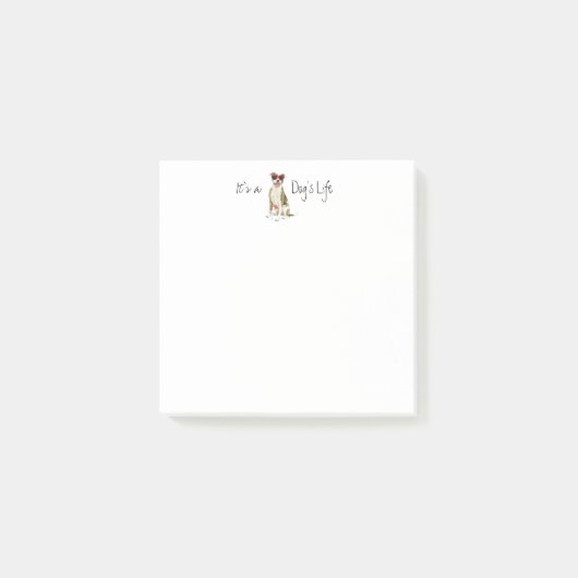 Summer Pit Bull Terrier Post-it Notes (Devant)