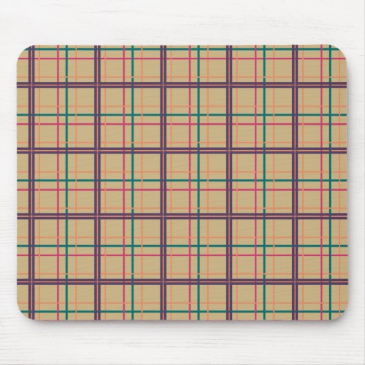 Summer Plaid Mousepad Muismat (Voorkant)