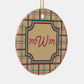 Summer Plaid Ornament (Rechts)