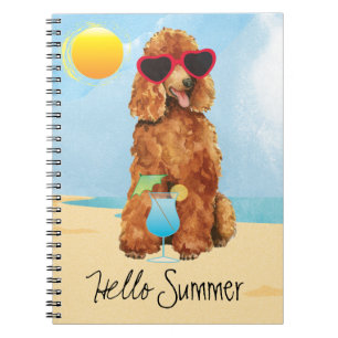 Summer Poodle Notitieboek