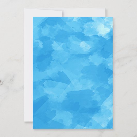 Summer Pool Party Beach Anniversaire Invitation In (Dos)