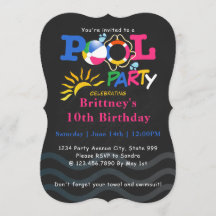 Summer Pool Party Birthday Bash