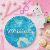 Summer Pool Party Fun Papieren Bordje (Feest)