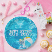 Summer Pool Party Fun Papieren Bordje (Feest)