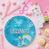 Summer Pool Party Papieren Bordje (Feest)