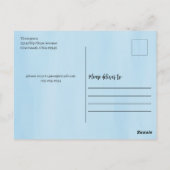 Summer Pool Party Schattigee Aangepaste Briefkaart (Achterkant)