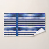 Summer Popular Navy Blue Boat Stripes Collection (Serviette à main)