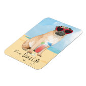 Summer Pug Magneet (Linkerzijde)