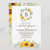 SUMMER RADIANCE - Tuinzonnebloemen Vrijgezellenfee Kaart (Voorkant / Achterkant)