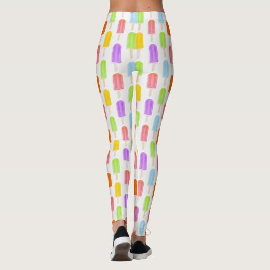 Summer Rainbow Popsicles Pattern Leggings (Achterkant)