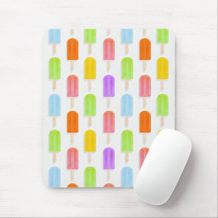 Summer Rainbow Popsicles Pattern Muismat