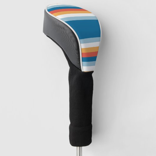 Summer Rainbow Stripes Golfheadcover (Schuin)