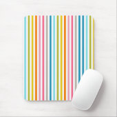 Summer Rainbow Stripes Muismat (Met muis)